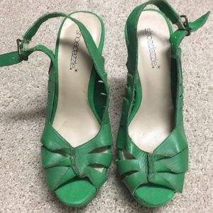 Green Shoe Dazzle shoes